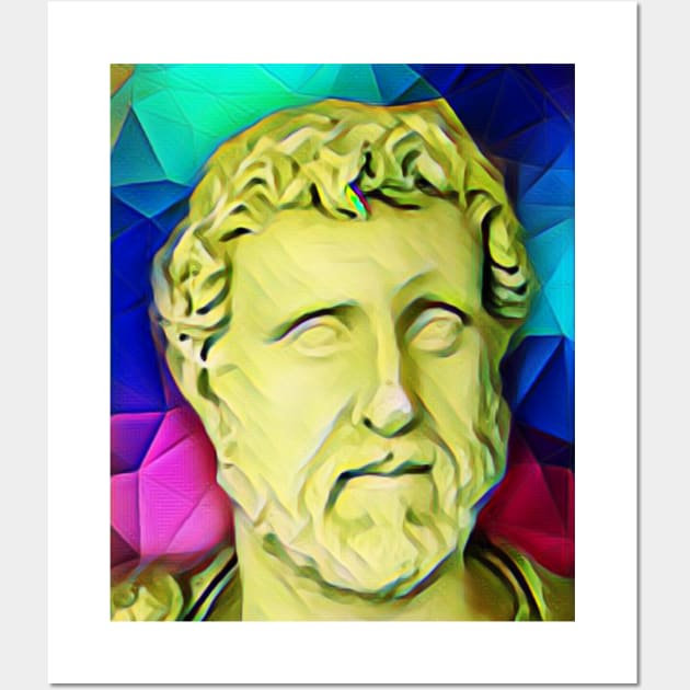 Appian of Alexandria Colourful Portrait | Appian of Alexandria Artwork 7 Wall Art by JustLit